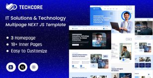 TechCore - Next.js IT Solutions & Technology Multipage Template by Theme_Family