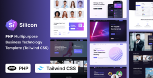 Silicon - Multipurpose Business, SaaS & Technology Tailwind CSS PHP Template by coderthemes