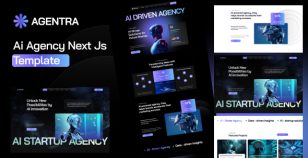 Agentra - AI Agency Nextjs Template by htwebvn