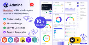 Admina – Bootstrap Admin Dashboard Laravel Template by PaiTheme