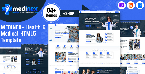 Medinex – Health & Medical HTML5 Template by dreamlayout
