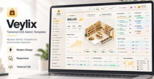 Veylix | Tailwind CSS E-commerce Admin HTML Template by themesdeveloper