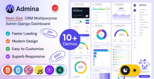 Admina – Bootstrap Admin Dashboard Django Template Multipurpose by paicode