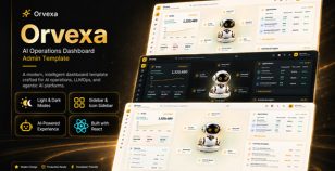 Orvexa | AI Operations React Admin Template by themesdeveloper