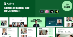 Avino - Business Consulting React NextJs Template by pixenium-agency