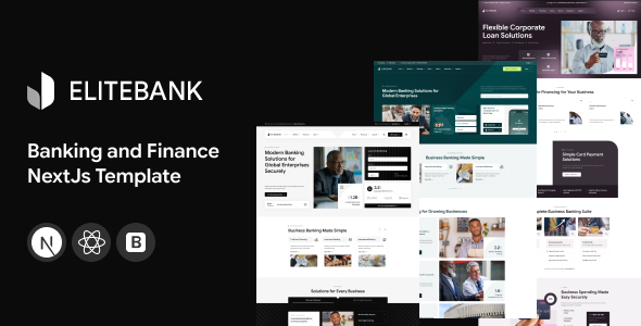 Elitebank - Banking and Finance React Next Js Template by ThemeKalia