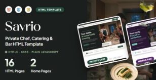 Savrio - Private Chef, Catering & Bar HTML Template by modeltheme