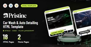 Pristine - Car Wash & Auto Detailing HTML Template by modeltheme