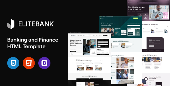 Elitebank - Banking and Finance HTML Template by ThemeKalia